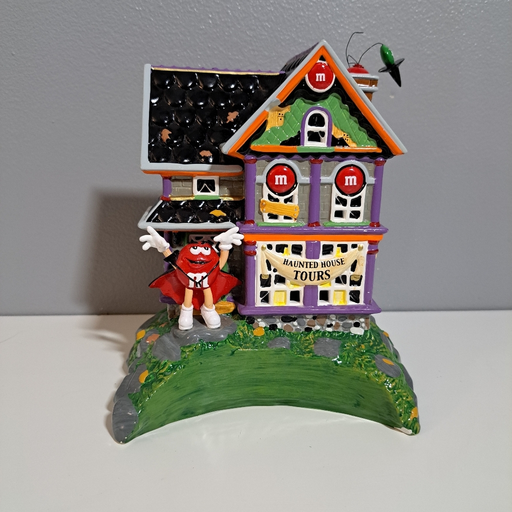 Dept 56 Halloween Village Haunted House‎ Tours M&M No Bowl Or Figure